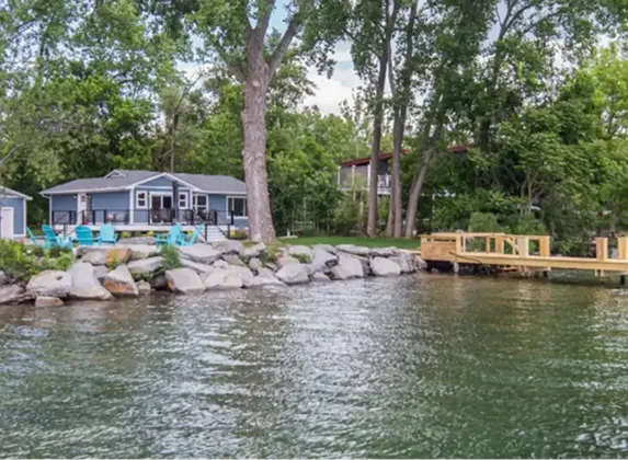The Lake House Lakefront View - Kelley Marine Center